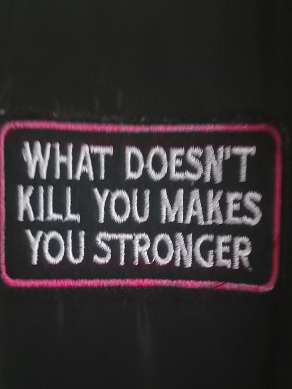 Beautiful Disaster Stronger Bomber Jacket Women's Curvy C1X Black Embroidered - Picture 8 of 12